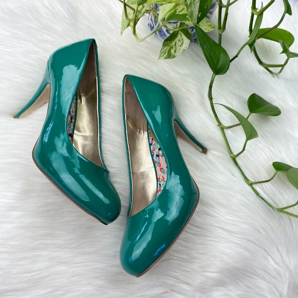 Madden Girl Shiine Pumps High Heels Shoes Teal